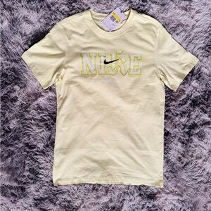 Nike Light Yellow Logo Tee